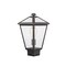 Z-Lite Talbot 1 Light Outdoor Post Mount Fixture, Oil Rubbed Bronze And Seedy 579PHMS-ORB - alternate 3